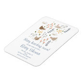 Baby Hatching Soon Chicken Baby shower Invitation Magneet (Linkerzijde)