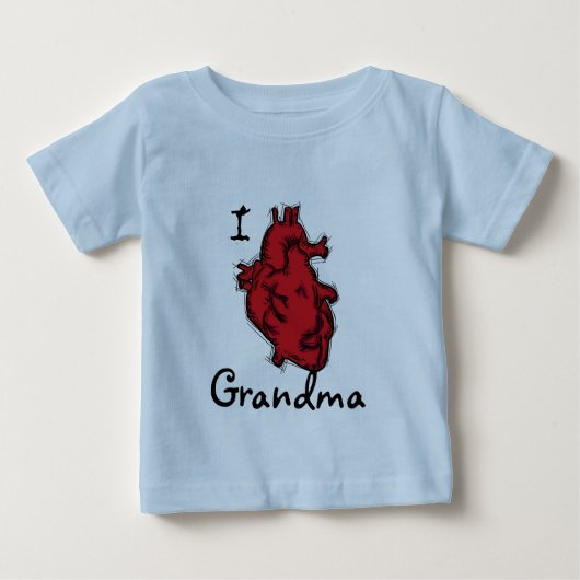 Baby heart Oma crawler (Voorkant)