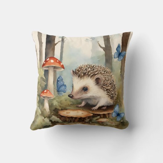 Baby Hedgehog Boys Kussen (Achterkant)