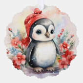 Baby Hedgehog Cub Cadeau Label Kerstboom Ornament Kaart (Voorkant)