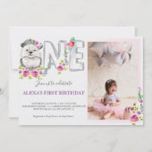 Baby Hedgehog één verjaardag Kaart (Voorkant)