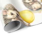 Baby Hedgehog Geslachtsneutrale Verjaardag Cadeaupapier (Rol Hoek)