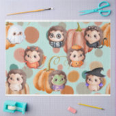 Baby Hedgehog Halloween Tissue Decoupage Papier (Craft)