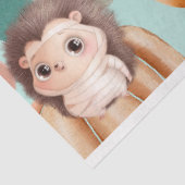 Baby Hedgehog Halloween Tissue Decoupage Papier (Detail)