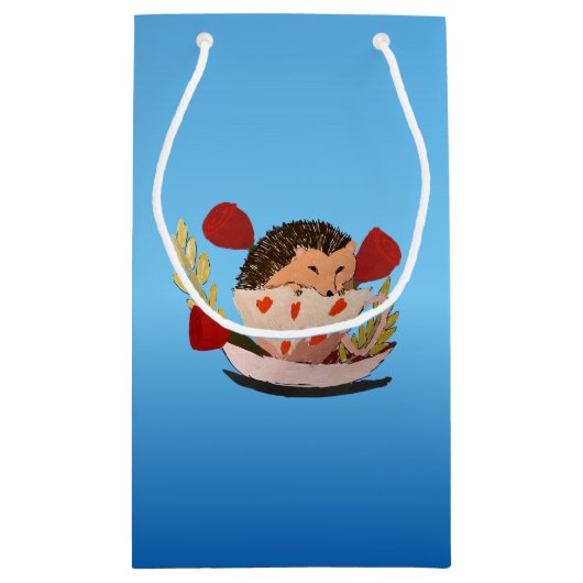 Baby Hedgehog Klein Cadeauzakje (Achterkant)