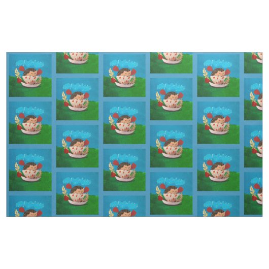 Baby Hedgehog Stof (Fat Quarter)