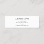 Baby Hedgel Mini Visitekaartje (Achterkant)