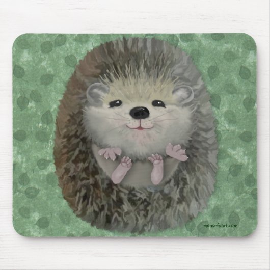 Baby Hedgel Mousepad Muismat (Voorkant)