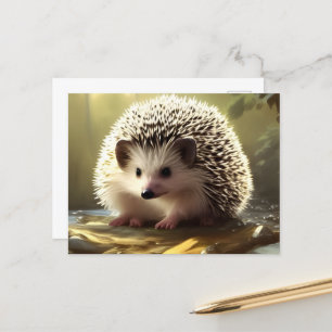 Baby Hedgel Wildlife Portret Briefkaart