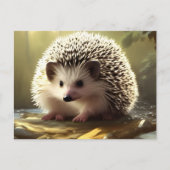 Baby Hedgel Wildlife Portret Briefkaart (Voorkant)