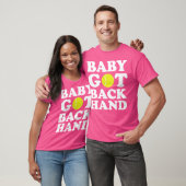 Baby heeft backhand funny tennis t-shirt (Unisex)