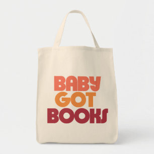 Baby heeft boeken tote bag