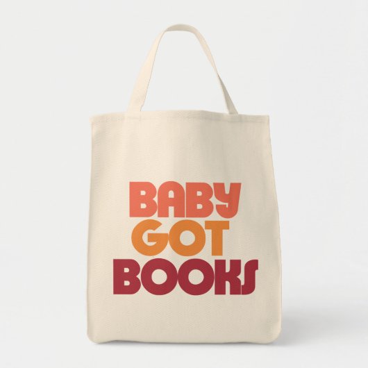 Baby heeft boeken tote bag (Voorkant)