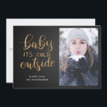 Baby heeft een koude buitenkant Gold | Foto van Ch Kaart<br><div class="desc">Baby heeft een koude buitenkant Gold | Foto van Chalkboard</div>
