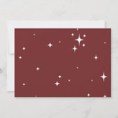 Baby heeft foto - geboorteaankondiging koud buiten save the date (Achterkant)