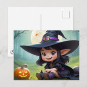 Baby Heks en Pompoen Briefkaart (Voorkant / Achterkant)