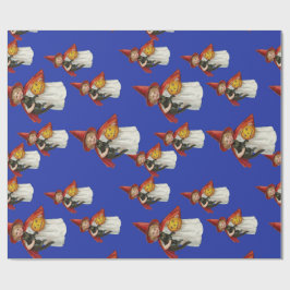 Baby heksen Halloween nacht Cadeaupapier