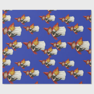 Baby heksen Halloween nacht Cadeaupapier