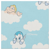 Baby Hercules and Pegasus Cloud Pattern Fabric Stof (Close Up)