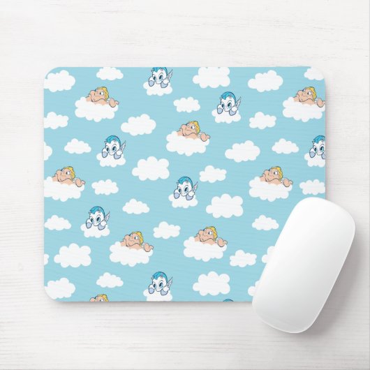 Baby Hercules and Pegasus Cloud Pattern Mouse Pad Muismat (Met muis)