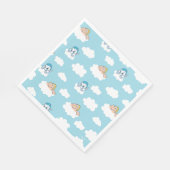 Baby Hercules and Pegasus Cloud Pattern Napkins Servet (Hoek)