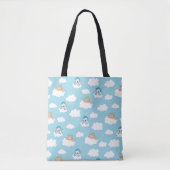 Baby Hercules and Pegasus Cloud Pattern Tote Bag (Voorkant)