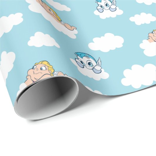 Baby Hercules and Pegasus Cloud Pattern Wrapping P Cadeaupapier (Rol Hoek)