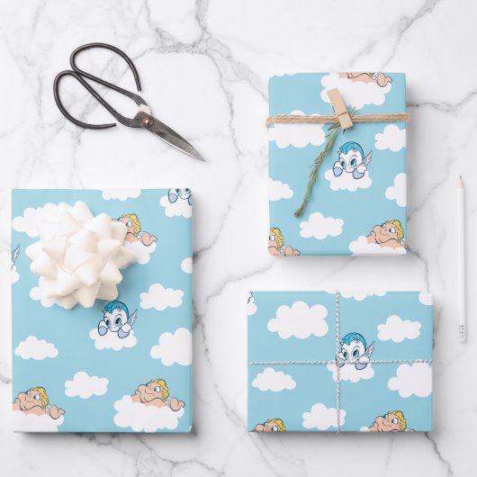 Baby Hercules and Pegasus Cloud Pattern Wrapping P Inpakpapier Vel (Voorkant)