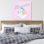 Baby Hercules and Pegasus on a Cloud Canvas Print (Insitu (Slaapkamer))