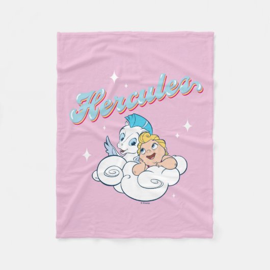 Baby Hercules and Pegasus on a Cloud Fleece Blanke (Voorkant)