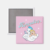 Baby Hercules and Pegasus on a Cloud Magnet (Voorkant / Achterkant)