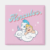 Baby Hercules and Pegasus on a Cloud Magnet (Voorkant)