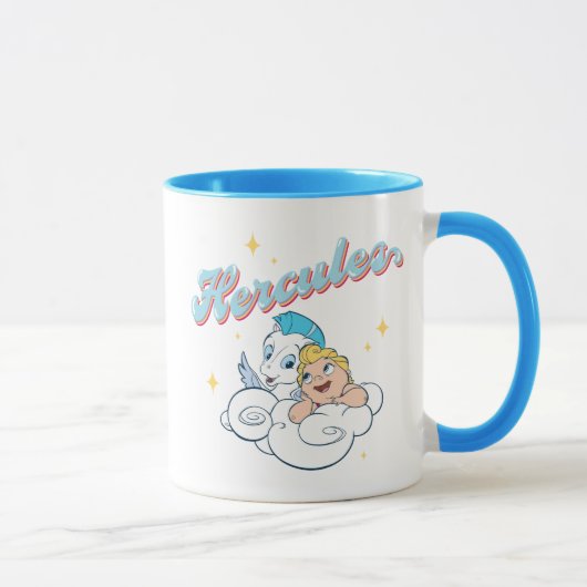 Baby Hercules and Pegasus on a Cloud Mug Mok (Rechts)