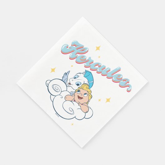 Baby Hercules and Pegasus on a Cloud Napkins Servet (Hoek)