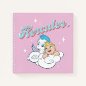 Baby Hercules and Pegasus on a Cloud Notebook Notitieboek (Voorkant)