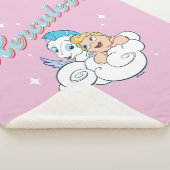 Baby Hercules and Pegasus on a Cloud Sherpa Blanke Sherpa Deken (3/4)