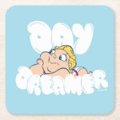 Baby Hercules - Day Dreamer Square Paper Coaster Kartonnen Onderzetters (Voorkant)