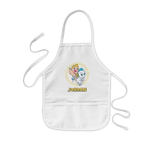 Baby Hercules Riding Pegasus Kids' Apron Kinder Schort (Voorkant)
