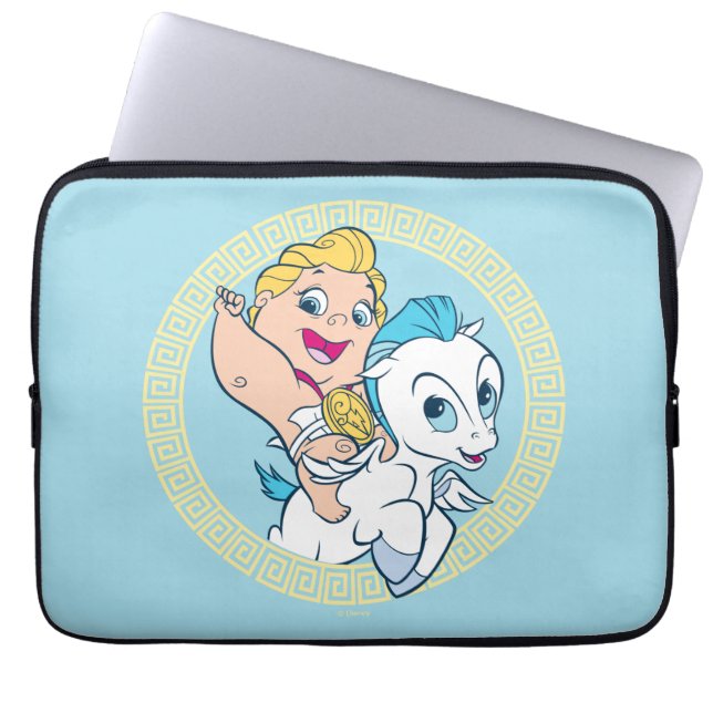 Baby Hercules Riding Pegasus Laptop Sleeve (Voorkant)