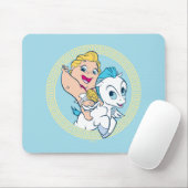 Baby Hercules Riding Pegasus Mouse Pad Muismat (Met muis)