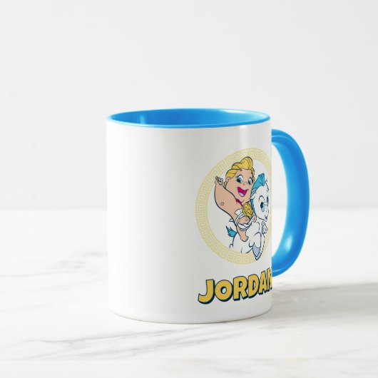 Baby Hercules Riding Pegasus Mug Mok (Voorkant rechts)