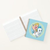Baby Hercules Riding Pegasus Notebook Notitieboek (Binnen)