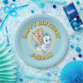 Baby Hercules Riding Pegasus Paper Plates Papieren Bordje (Feest)