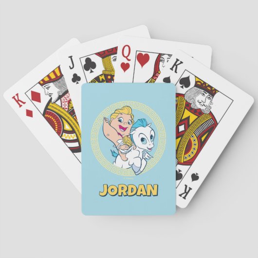 Baby Hercules Riding Pegasus Poker Cards Pokerkaarten (Achterkant)