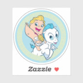 Baby Hercules Riding Pegasus Sticker (Vel)