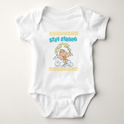 Baby Hercules - Stay Strong Baby Bodysuit (Voorkant)