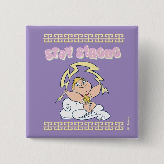Baby Hercules - Stay Strong Button (Voorkant)