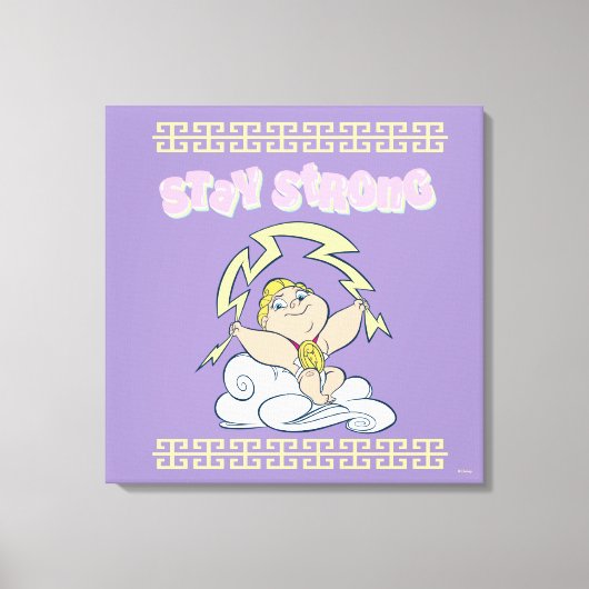 Baby Hercules - Stay Strong Canvas Print (Voorkant)