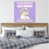 Baby Hercules - Stay Strong Canvas Print (Insitu (Slaapkamer))