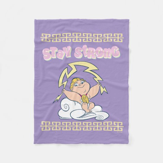 Baby Hercules - Stay Strong Fleece Blanket Deken (Voorkant)